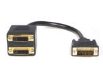 StarTech.com DVI-D to 2x DVI-D Digital Video Splitter Cable 0.3m Black