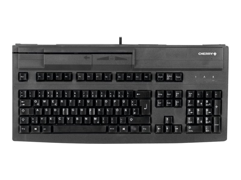 Cherry MultiBoard MX V2 G80-8000 Keyboard With Magnetic Card Reader - UK Layout - Black