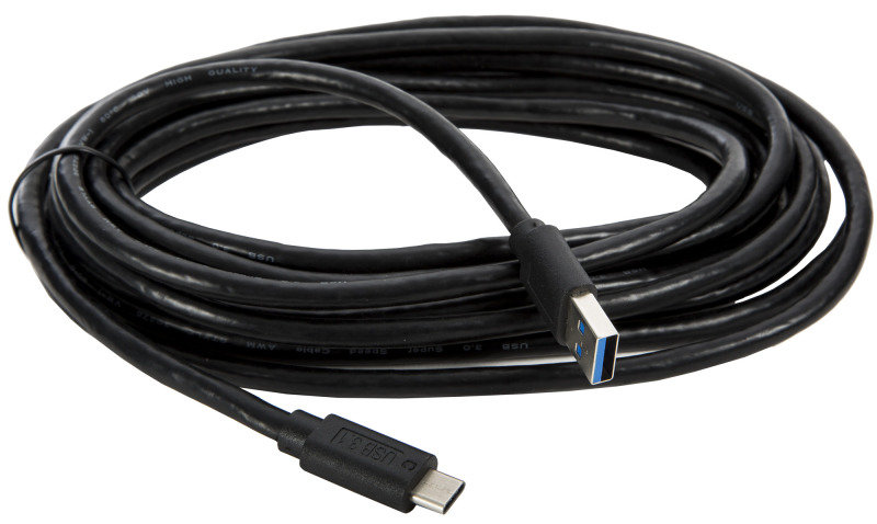 Xenta Type C - USBC to USB 3.0 A-male Black Cable (5m)