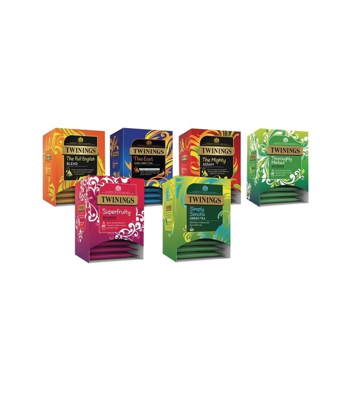 Twinings Pure Variety Pack Pyramid (Pack of 100) - Tea at Ebuyer