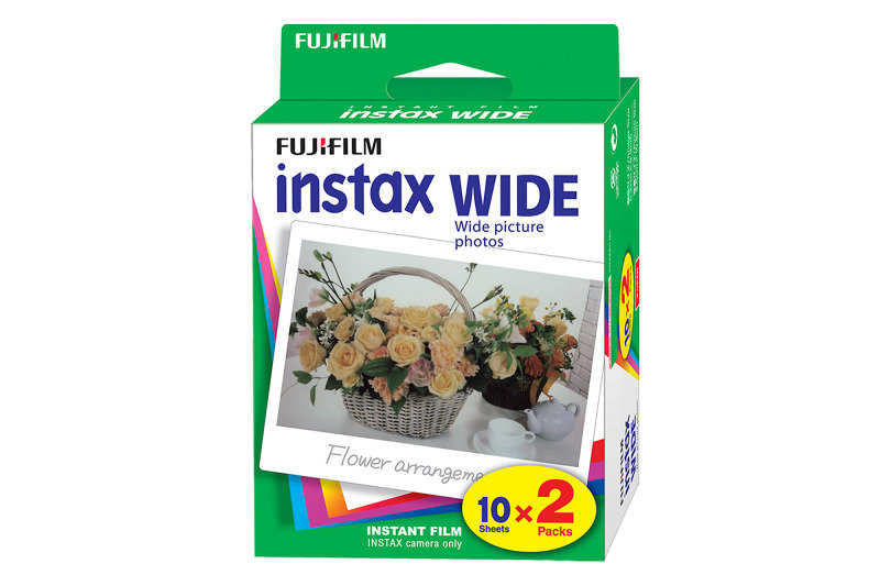 Fujifilm Instax Wide Picture Format Film Pack Of 10 Sheets X2