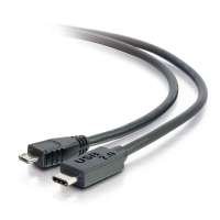 C2G 2m USB 2.0 USB Type C to USB Micro B Cable M/M - USB C Cable Black