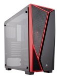 Corsair Carbide Series SPEC-04 Tempered Glass Mid-Tower Gaming Case Black/Red