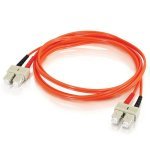 C2G LC/SC LSZH Duplex 50/125 Multimode Fibre Patch Cable, 5m