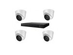 Hiwatch IP CCTV Kit With 4 Turret Cameras