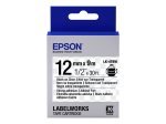 Epson Label Cartridge Strong Adhesive LK-4TBW Black/Transparent 12mm (9m)