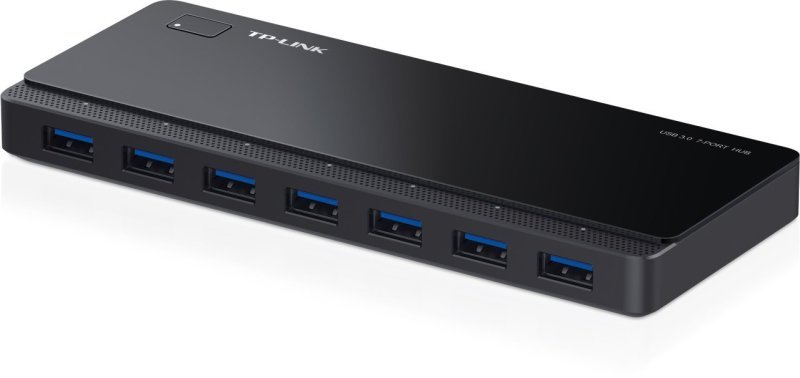Open Box TP-Link USB 3.0 7-Port Hub with UK power adaptor and 1m USB 3.0 cable