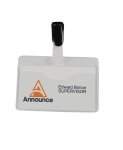 Announce Visitor Name Badge 60x90mm (Pack of 25)