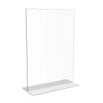 DEFLECTO STAND UP SIGN HLDR A5 PORT CLR