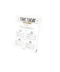 DEFLECTO SLANTED SIGN HOLDER A4 CLEAR