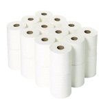2Work 2-Ply White Micro Twin Toilet Roll 125m (24PK)