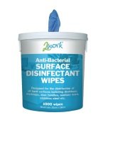 2Work Disinfectant Wipe Bucket (1000 Wipes)