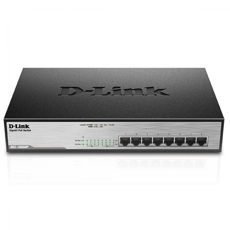 D-Link DGS 1008MP 8 Port Unmanaged Switch