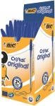 Bic Blue Cristal Soft Medium Ballpoint Pen (Pack of 50)