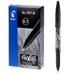 Pilot FriXion Erasable Black Rollerball Pen (Pack of 12)