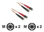 C2G, ST/ST LSZH Duplex 62.5/125 Multimode Fibre Patch Cable, 1m
