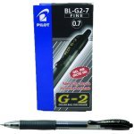 Pilot G207 Retractable Gel Black Pen (Pack of 12)