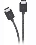 Belkin MIXIT Metallic USB-C to USB-C Charge Cable Black 1.8M