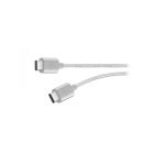 Belkin MIXIT Metallic USB-C to USB-C Charge Cable Silver 1.8M