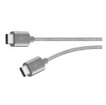 Belkin MIXIT Metallic USB-C to USB-C Charge Cable Grey 1.8M