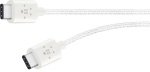 Belkin MIXIT Metallic USB-C to USB-C Charge Cable White 1.8M