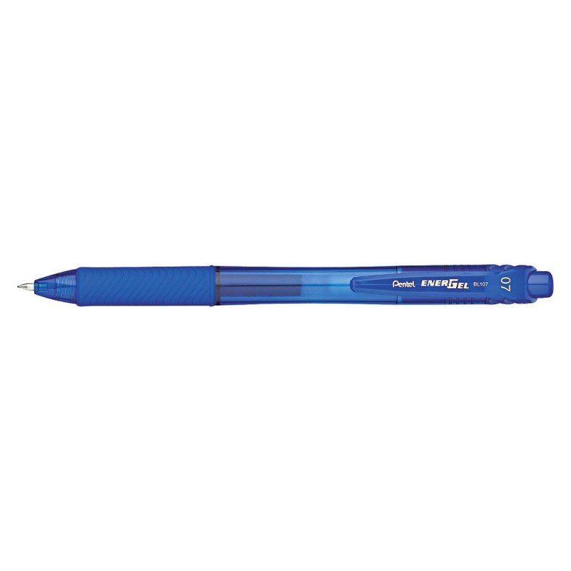 Pentel EnerGel X Liquid Gel Blue Pen (Pack of 12) | Ebuyer.com