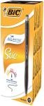 Bic Atlantis Stic Ballpoint Pen Medium Black (Pack of 12)