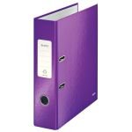 Leitz 180 Wow 80mm Purple A4 Lever Arch File (10 Pack)