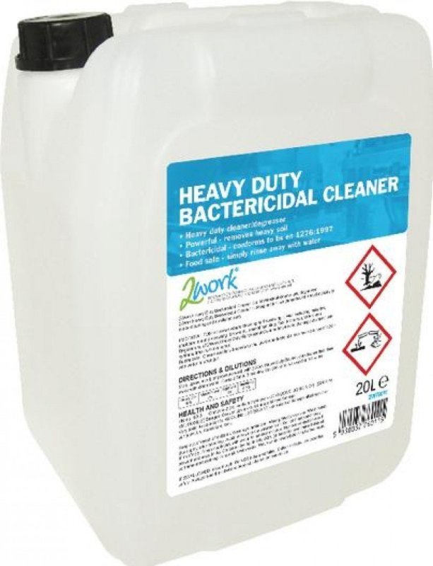 2work Heavy Duty Bactericidal Cleaner 20l Pack Of 1 0544