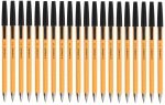 Q Connect Ballpen Fine Black - 20 Pack