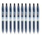 Pilot Bottle 2 Pen Rollerball - Black (10 Pack)