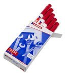 Edding 750 Opaque Red Bullet Tip Paint Marker (10 Pack)
