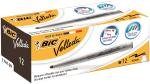 Bic Velleda Drywipe Markers 1741 Black - 12 Pack