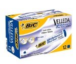 Bic Drywipe Marker Bullet Blue 701068 - 12 Pack