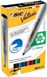 BIC Drywipe Marker Bullet Tip Assorted 4 Pack