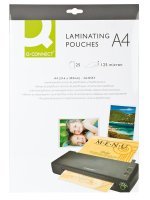 Q-Connect A4 Laminating Pouch 250 Micron (Pack of 25)
