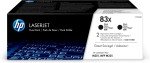 HP 83X High Yield Black Toner Cartridge - Dual Pack - CF283XD