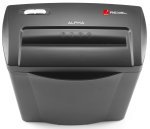 Rexel Alpha Cross-Cut Shredder - Black/Silver