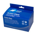 AF ScreenClene Anti Static Cleaning Wipes - 100 Pack