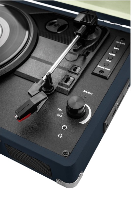 Portable Vinyl Record Player Turntable - Juice - Blue 5060407407487 | eBay