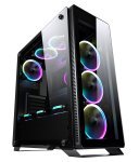 Sahara P35 Mid Tower Black Case with 4 RGB Fans