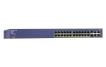 NETGEAR FS728TP-100EUS ProSAFE 24 port 10/100 Smart Switch with 24 x PoE - 4 x GB