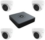 HiWatch 4 Channel CCTV System with 4 Turret Cameras