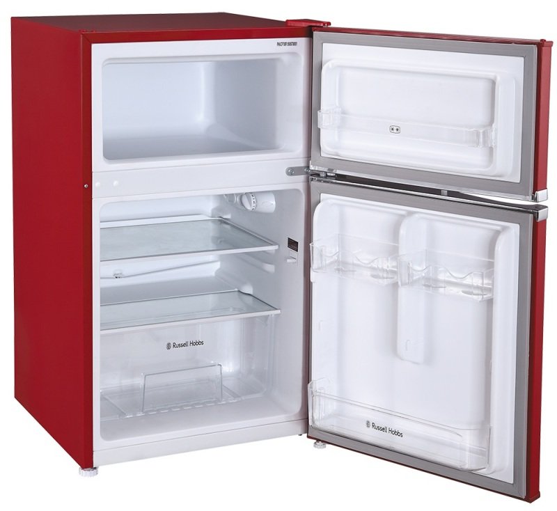 Russell Hobbs RHUCFF50R Red 50cm Wide Under Counter Freestanding Fridge ...