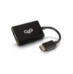 C2G HDMI to VGA and Stereo Audio Adapter Converter Dongle Black