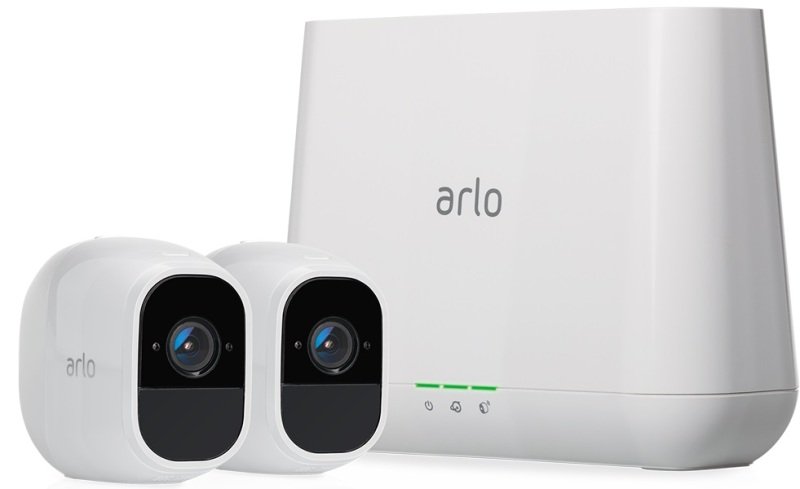 Arlo Pro2 Smart Home Security Cameras | Alarm | Rechargeable | Night Vision | Indoor/Outdoor | 1080p | 2-Way Audio | Free Cloud Storage Included | 2 Camera Kit | VMS4230P