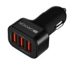 Canyon Triple USB Car Charger 3.1A Black