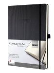 Sigel CONCEPTUM (Black) Hardcover Lined (A5) Notebook