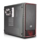 Coolermaster Masterbox E500L Red Trim Computer Case