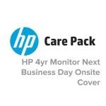 HP Electronic Care Pack 4 Year Next Business Day On site Hardware Support  - Monitors